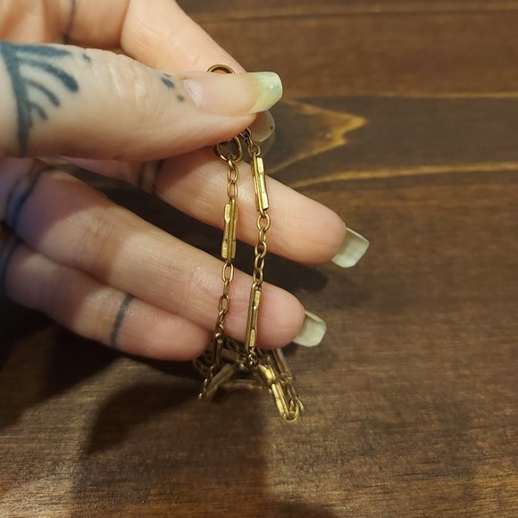 Vintage Simmons 1890-1920's Bar Link Pocket Watch Chain - Picture 8 of 11